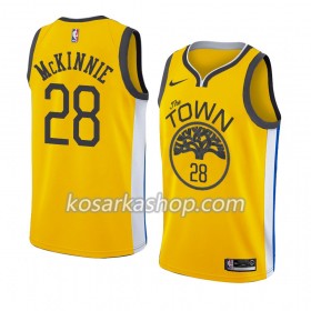 Dres Golden State Warriors Alfonzo Mckinnie 28 Nike 2018-19 Žuti Swingman